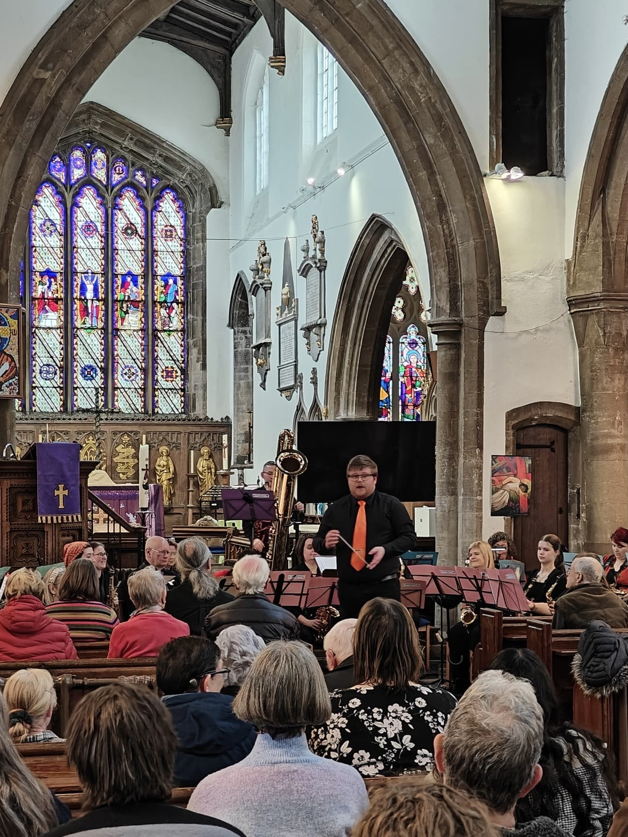 Whittlesey Sax Choir concert photo