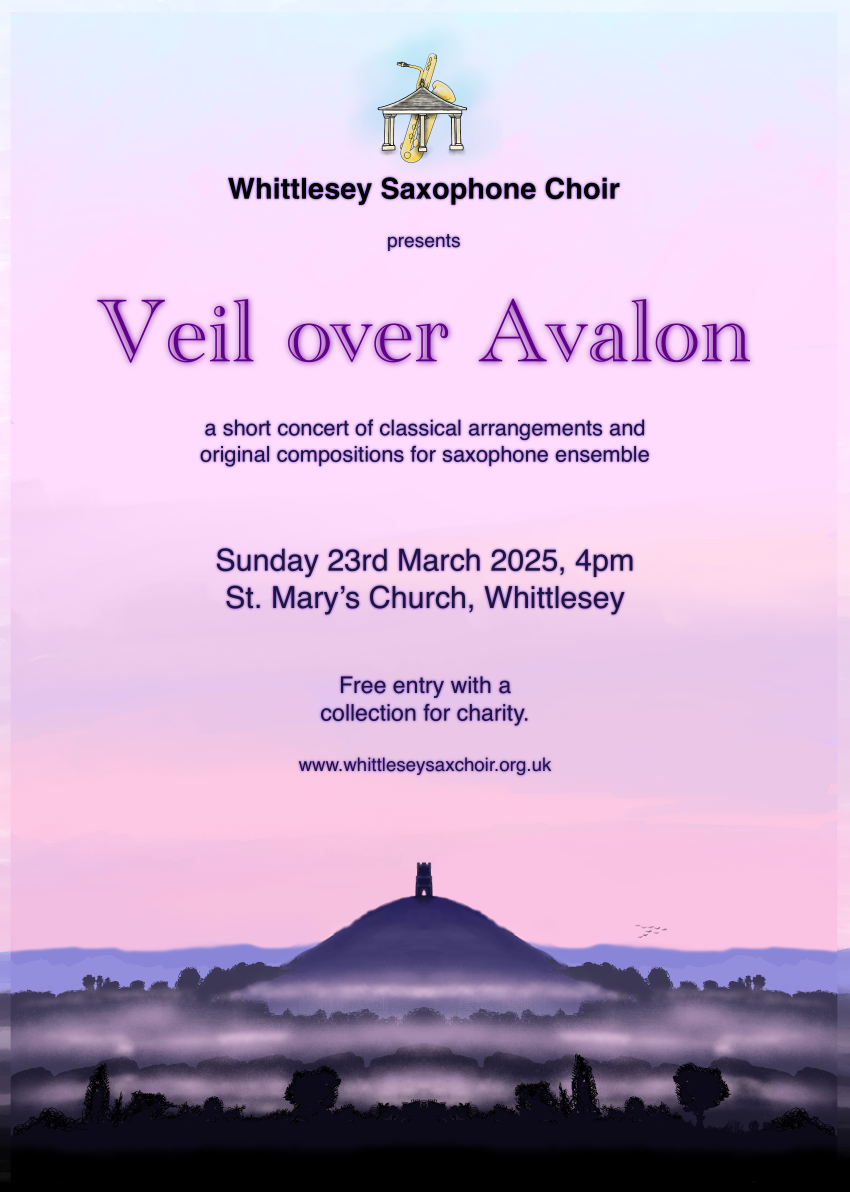 Whittlesey Sax - 2025 Spring Concert Flyer